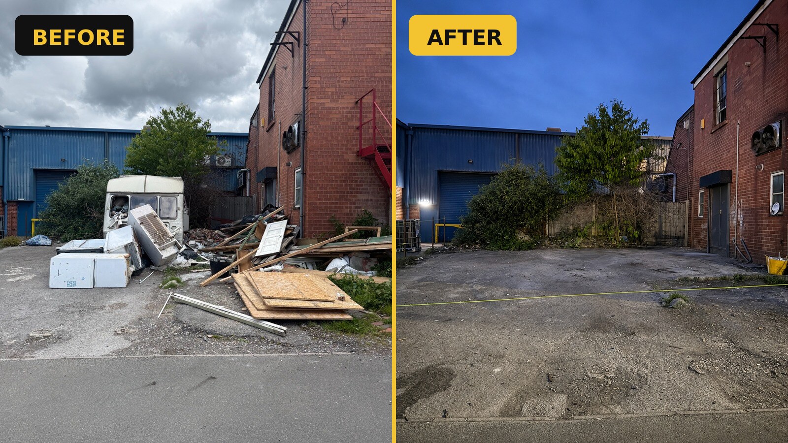 Construction and refurbishment site clearance in Sheffield