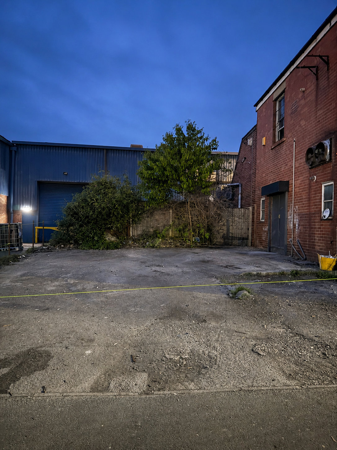 Real PAV Recycle commercial site after clearance in Sheffield
